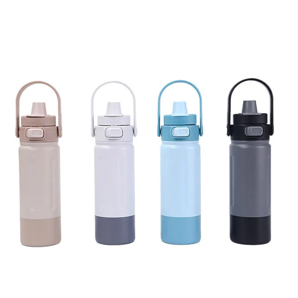 Sportovní láhev z nerezové oceli s uchem